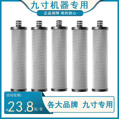 9寸T33后置碳滤芯不锈钢过滤器家用直饮净水器滤芯活性炭超滤通用