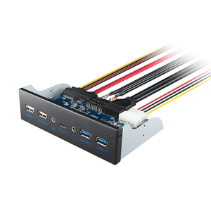 USB3.0 电脑光驱 位前置面板Type-C正反插拔支持SATA硬盘机箱DIY
