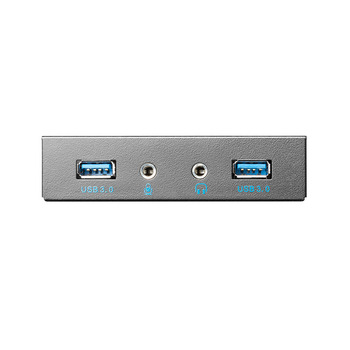 USB3.0带音频接口 电脑软驱台式电脑软驱位面板3.5寸扩展坞 0.6米