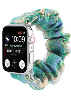 适用苹果iwatch11/109876se2543JK大肠圈手表带松紧弹力腕带Ultra