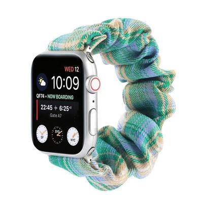 适用苹果iwatchjk大肠圈表带腕带
