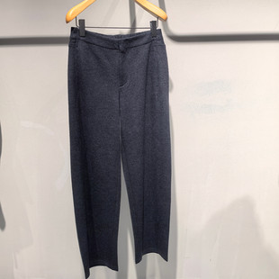 LESS女装国内商场2025冬季专柜正品通勤休闲毛呢长裤女2P0E16500