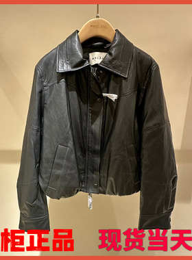 MSLAN新款蛋白皮pu气球型棉服2025年冬季商场同款专柜正品MHDM312