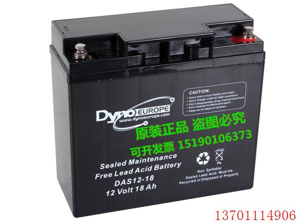 DYNOEUROPE蓄电池DAS12-18/12volt18AH直流屏 UPS 铅酸免维护电瓶