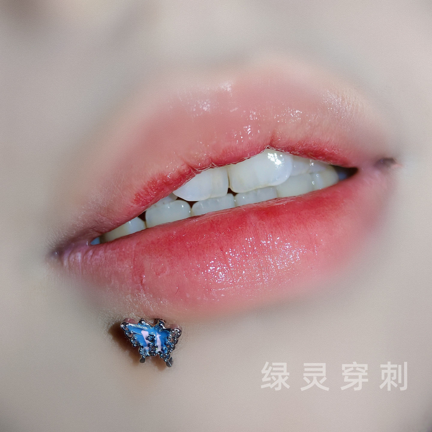 绿灵 超闪渐变蝴蝶 唇钉钢钛外螺纹牙直钉耳骨钉 辣妹穿刺饰品,饰品/流行首饰/时尚饰品新,唇环/唇钉,淘宝优惠券,粉丝福利购,淘宝优惠卷