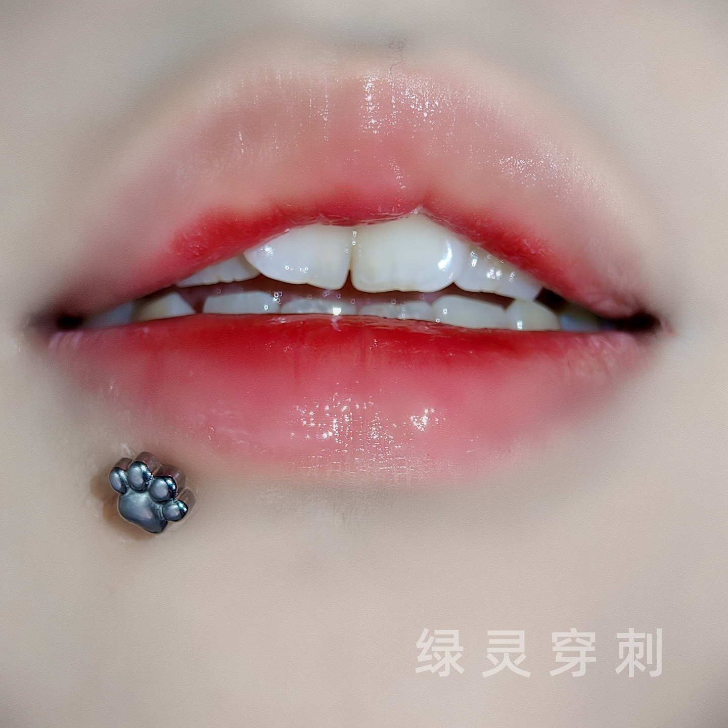 绿灵 猫爪唇钉钢钛内牙内螺纹狗爪熊爪耳骨钉朋克风辣妹穿刺饰品,饰品/流行首饰/时尚饰品新,唇环/唇钉,淘宝优惠券,粉丝福利购,淘宝优惠卷