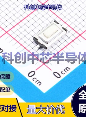 10个 R4A253110 轻触开关 SMD,6.2x3.7mm 单刀单掷 矩形按钮 2.6N