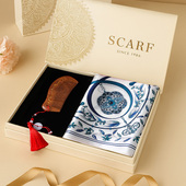 丝巾礼盒礼物杭州丝绸特产送妈妈长辈伴手礼纪念品实用三八妇女节