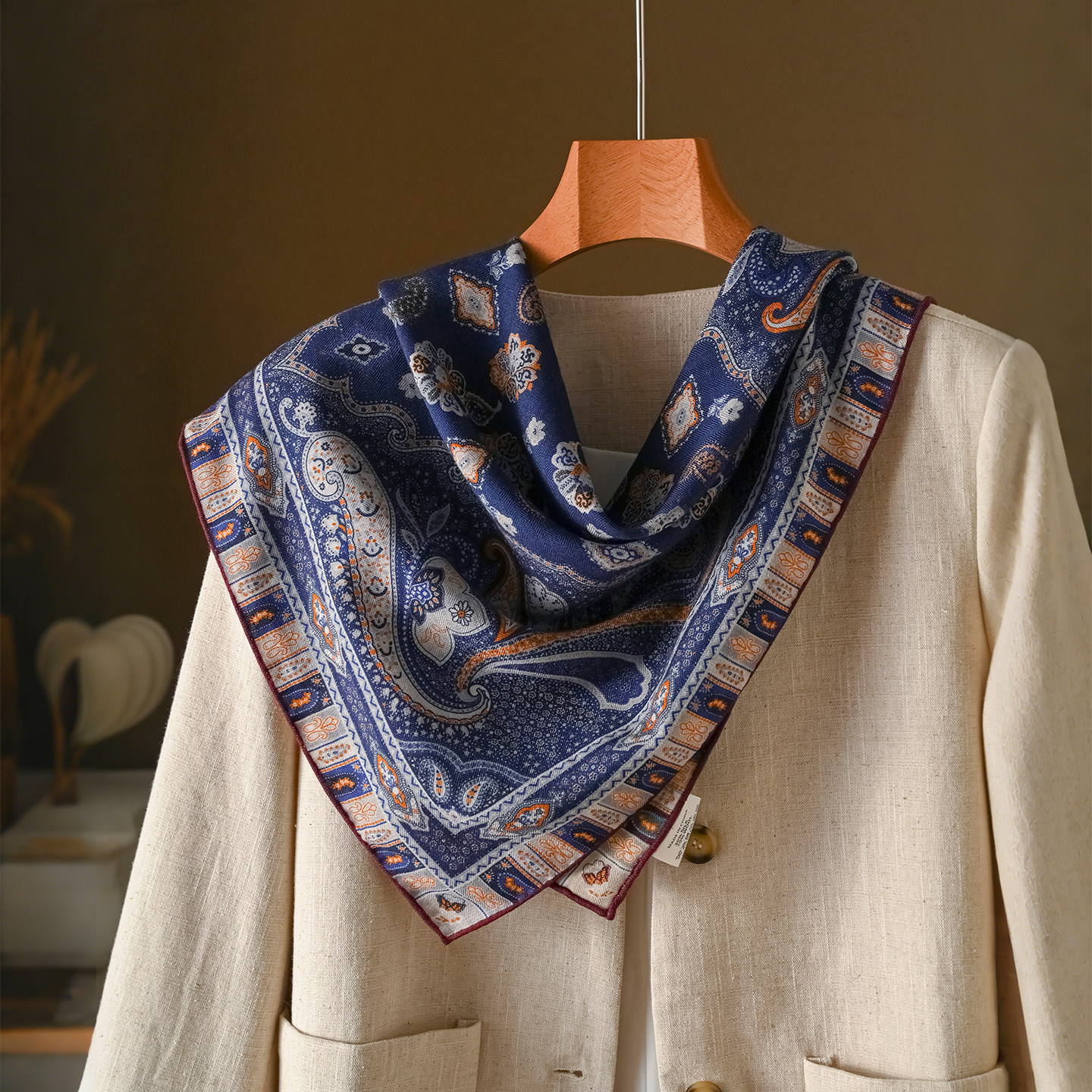 真丝羊毛丝巾女2025新款秋冬季轻奢高级感三角羊绒围脖护颈女士薄,服饰配件/皮带/帽子/围巾,围巾/丝巾/披肩,淘宝优惠券,粉丝福利购,淘宝优惠卷