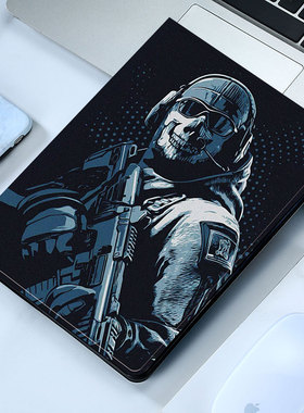 COD使命召唤适用小米平板6pro保护壳5新款redmipad笔槽6max平板保护套mi4plus卡通por全包12.4寸软壳红米ES11