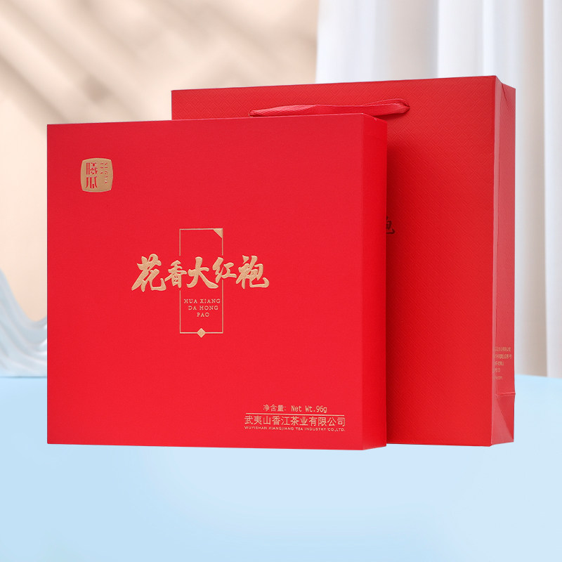 曦瓜花香大红袍茶叶小罐装乌龙茶武夷山正岩茶肉桂茶浓香送礼盒装