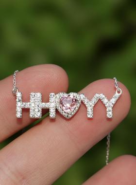 情侣定制款天然碧玺宝石节日礼物