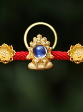 女999足银月光石原创设计手工