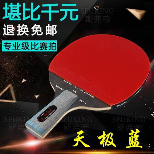 SFUKING天极蓝乒乓球专业级十星