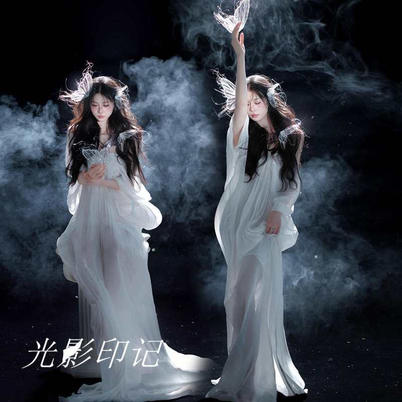 影楼新款中式复古唯美写真礼服