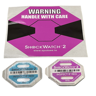 物流运输防震动检测标签ShockWatch 2美国原装二代防震动监测标签