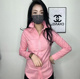 百搭衬衣潮范 女欧洲站春秋新品 糖果色方领单排扣棉质修身 微弹衬衫