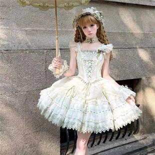 Lolita小茉莉Lolita实体店好货洋装 淑女cla连衣裙咩耶原创 短款