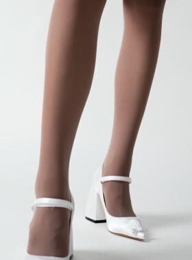 CHIT CHAT美腿压力天鹅绒连裤袜女春显瘦复古丝袜摩登纯色打底袜