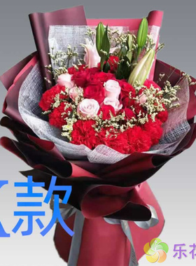 生日祝寿康乃馨辽宁营口订花店送花盖州市大石桥市站前区鲜花速递