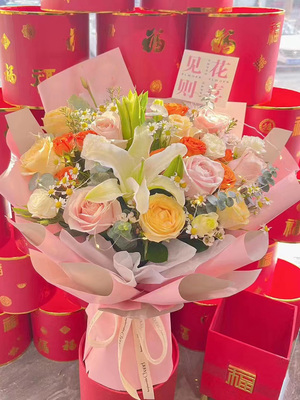 生日表白周年百合河南新乡花店送花郊区新乡县获嘉县同城鲜花快递
