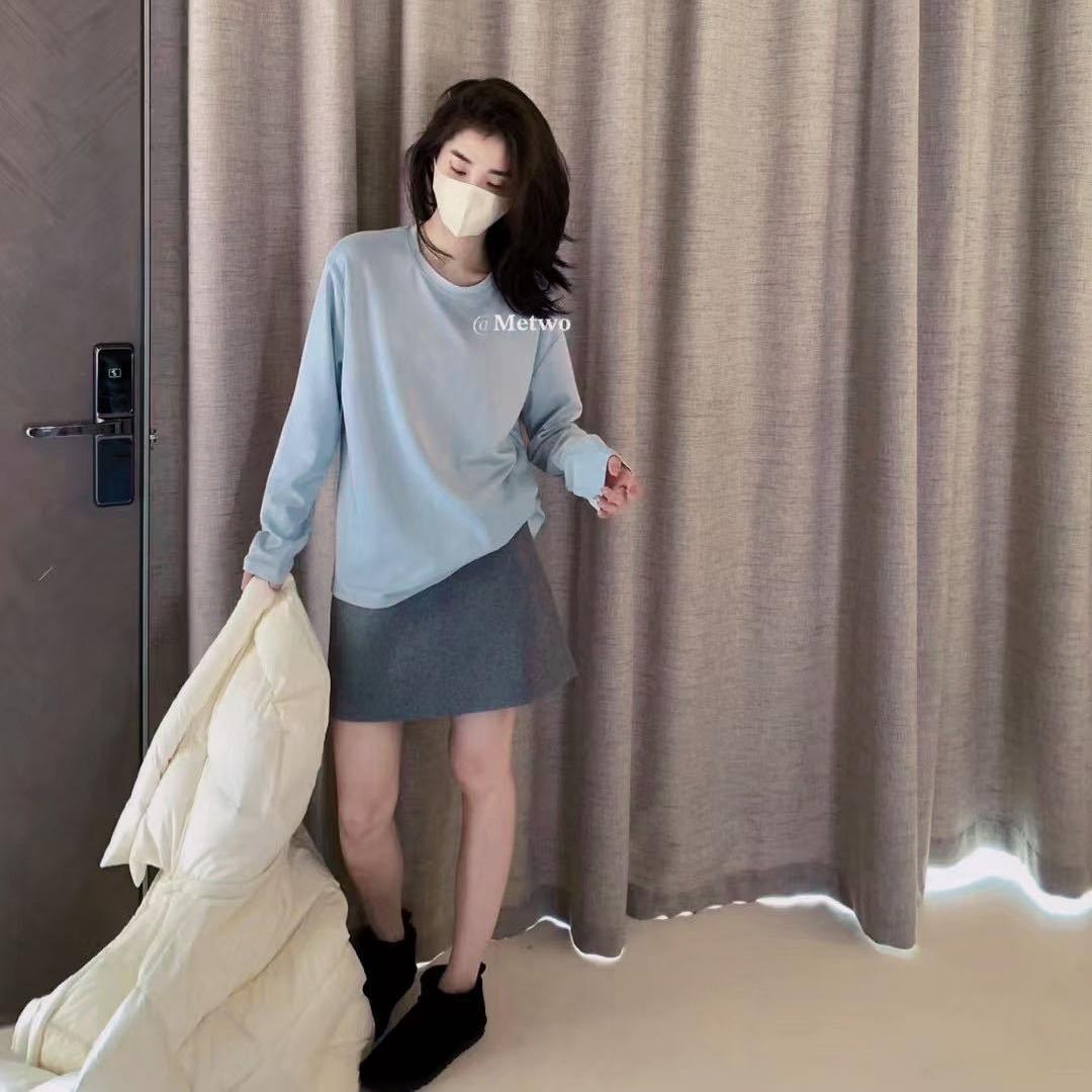 好料子!棉柔婴纯粘纤简约长袖