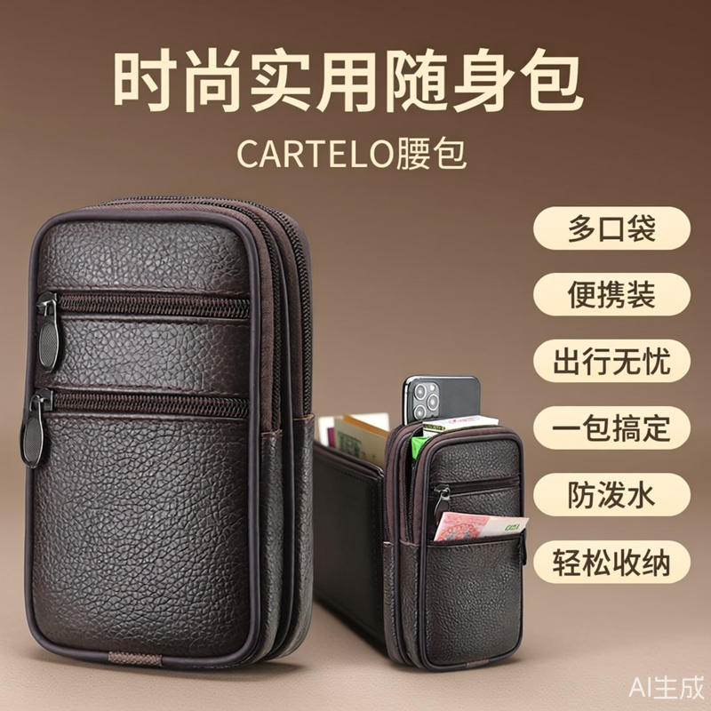 卡帝乐鳄鱼腰包男士腰包工地干活斜挎包手机小型运动多功能小腰包,箱包皮具/热销女包/男包,胸包,淘宝优惠券,粉丝福利购,淘宝优惠卷