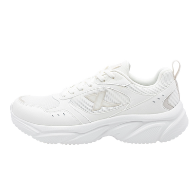 特步男鞋夏季轻便软底白色运动鞋