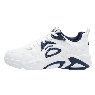 特步男鞋板鞋男款2025新款冬季皮面防水运动鞋官方正品休闲鞋子男