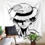 . Phim hoạt hình Anime One Piece Đầu giường Phòng ngủ Trang trí tường Tấm thảm treo tường Vải Vải Vải Khăn trải bàn Vách ngăn - Tapestry tham trang tri