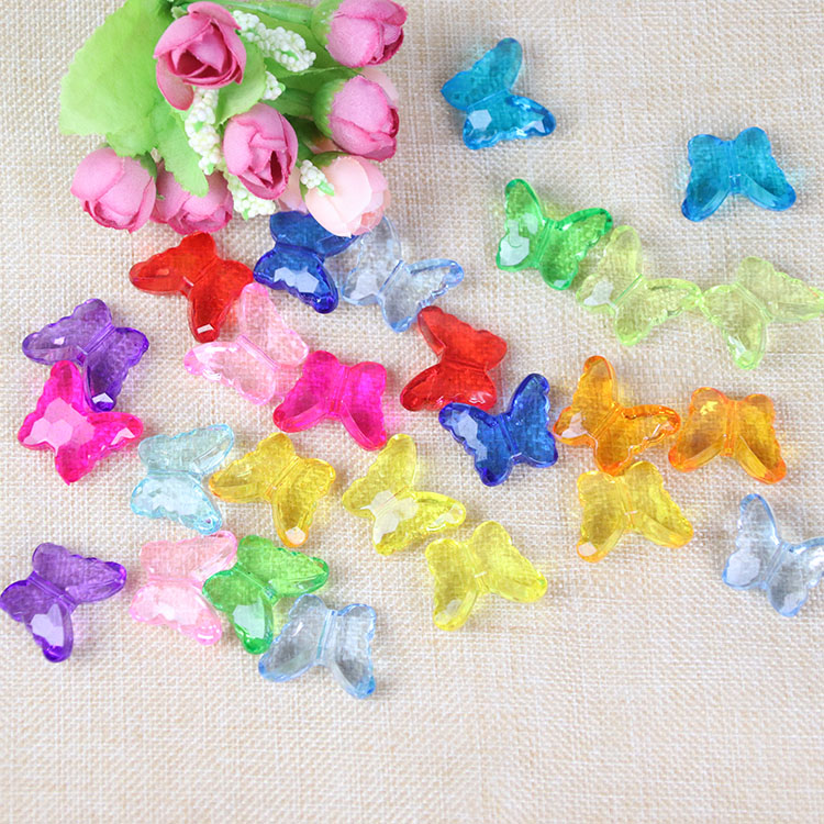 仿水晶手串透明珠子