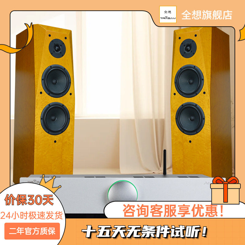 全想C200组合套装发烧级落地箱双6.5寸家用三分频高保真hifi音箱