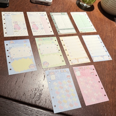 potato bb原创 m5A7规划内页 实用百搭手账内页