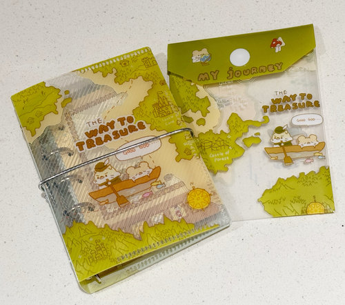 potato bb原创 冒险鼠鼠 m5a7A6f 百搭手帐本按扣袋 小清新风格