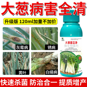 沃柯易大葱菌立净霜霉锈病黑斑紫斑叶枯软腐黄叶干尖菌核专用药