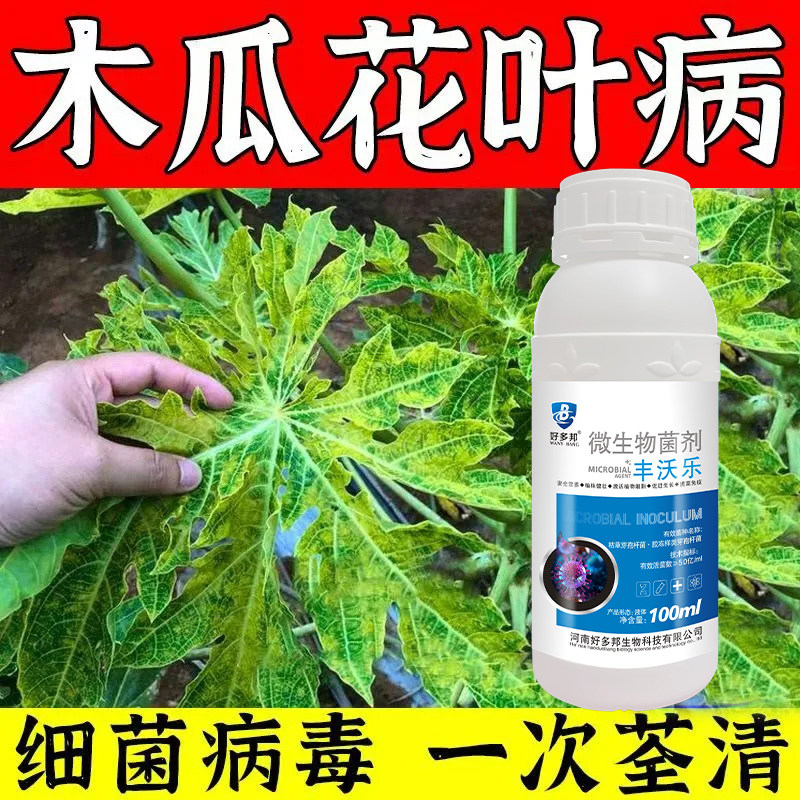 木瓜杀菌剂木瓜病全治专用杀菌药白粉病全杀炭疽褐斑病猝倒特效药