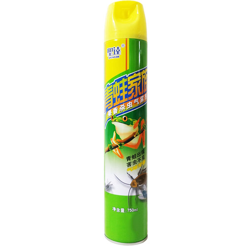 750ml青蛙果香型蟑螂杀虫气雾剂