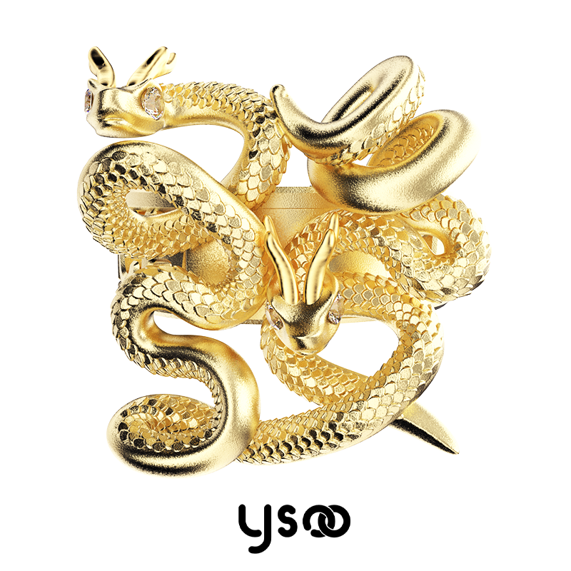 元术乐之ysoo中性风纯银戒指