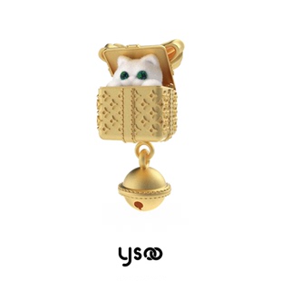 礼盒藏了一只猫!原创设计创意生日礼物纯银s925毛衣链送女友闺蜜