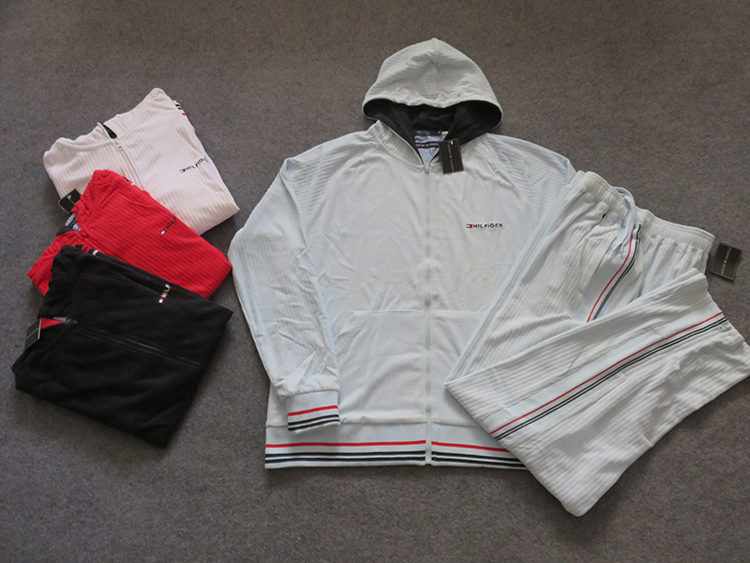 外贸男士休闲运动套装上衣连帽