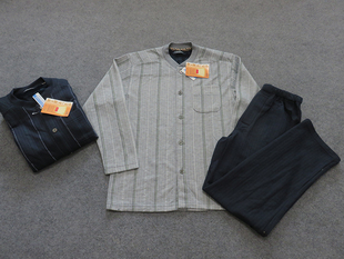 外贸肩部加厚保暖睡衣中老年肩部加厚保温护理家居服睡衣