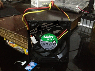 AMD 7厘米 cpu风扇 3针可测速 7015 nidec 超静音 7cm