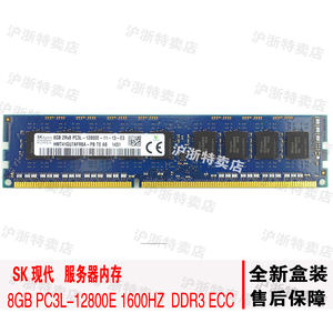 现代 SK 8GB 2Rx8 PC3L 12800E服务器内存 HMT41GU7BFR8A-PB