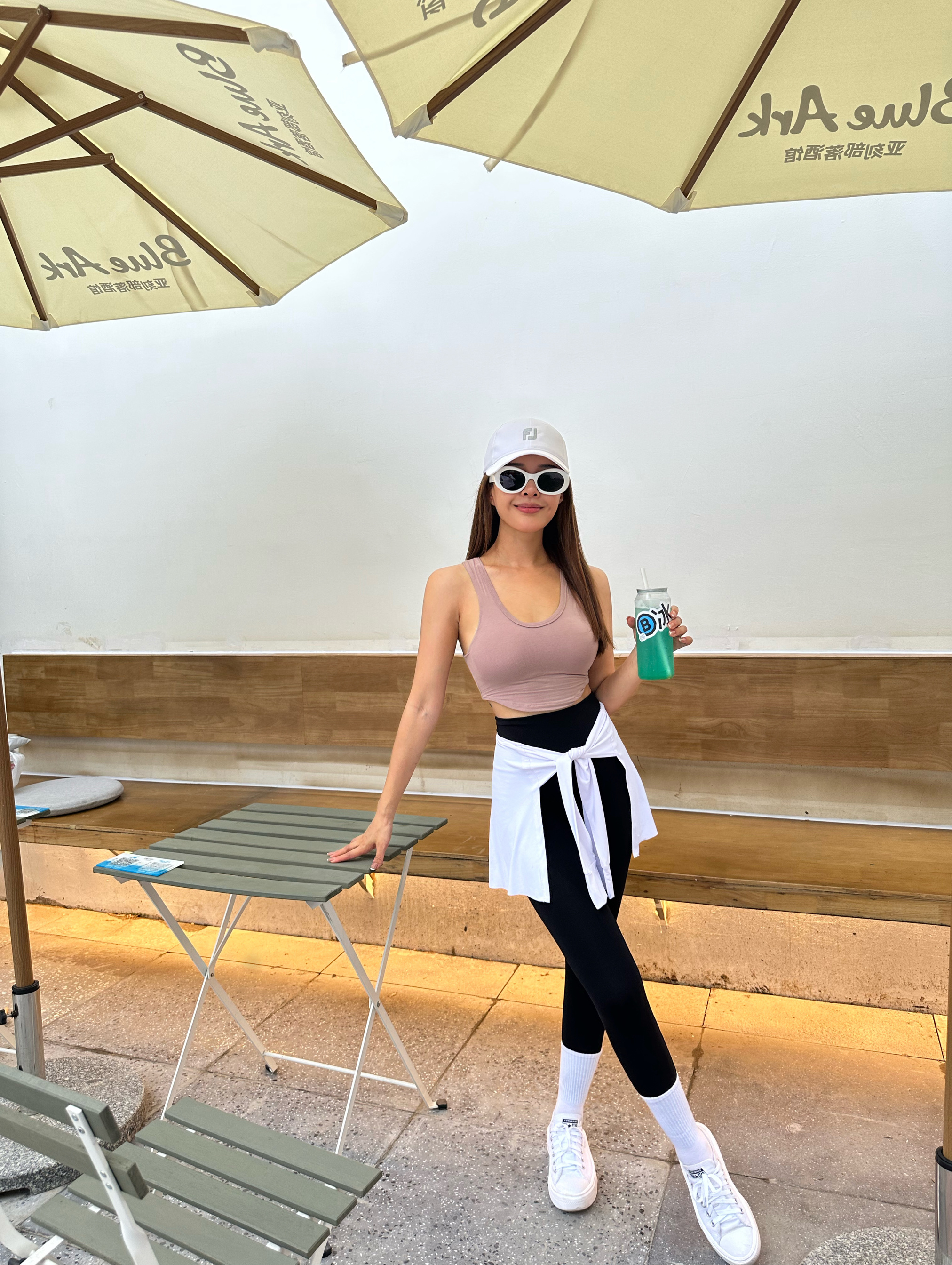 OHO CEAN系腰造型家半裙遮挡pp防走光造型 均码.白色