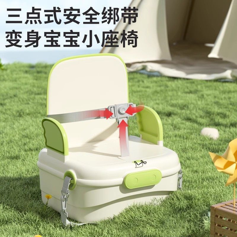 【好物体验专享】宝宝餐椅妈咪包多功能婴儿童外出吃饭坐椅便携式