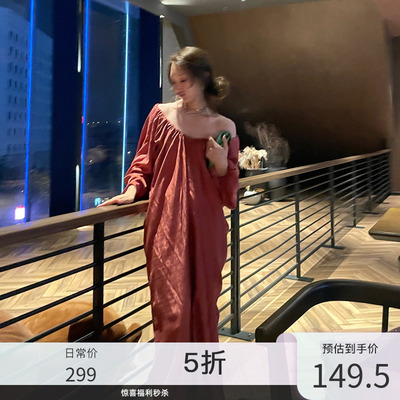 法式宽松连体连体裤休闲慵懒