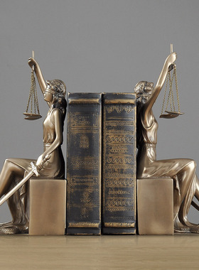 胜利女神书靠北欧美风格摆件 创意礼品 树脂工艺品 卧室书房装饰