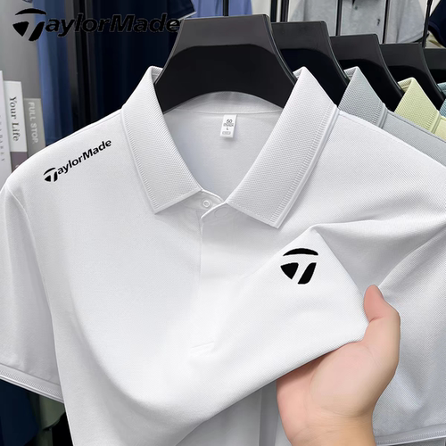 TaylorMade泰勒梅夏季新款正品高尔夫短袖户外男士速干T恤polo衫
