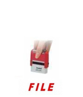 trodat/卓达4911回墨印章 万次印章E052 FILE翻斗自动出油印章