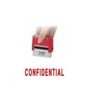 卓达4911回墨印自动出油印章CONFIDENTIAL E060万次翻斗印章